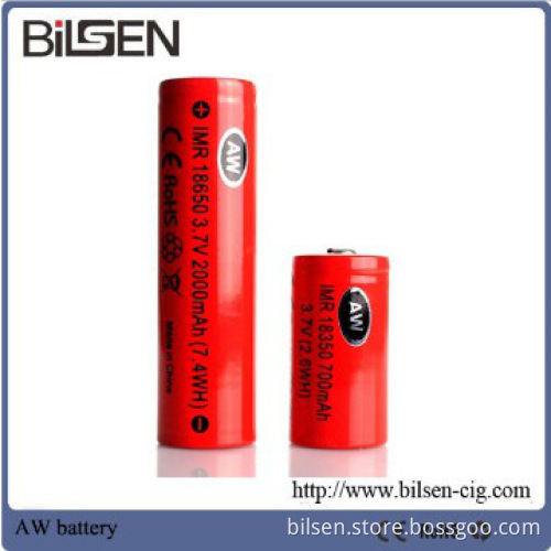 18350/18650 e cigarette  battery for big mod battery detachable v v